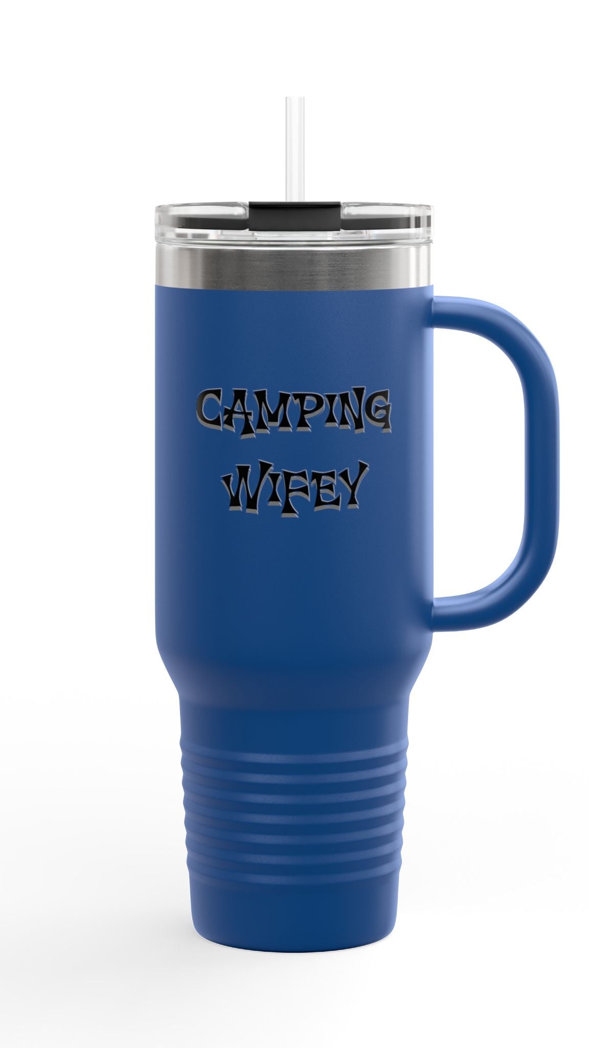 Camping Wifey Insulated Travel Mug 40oz