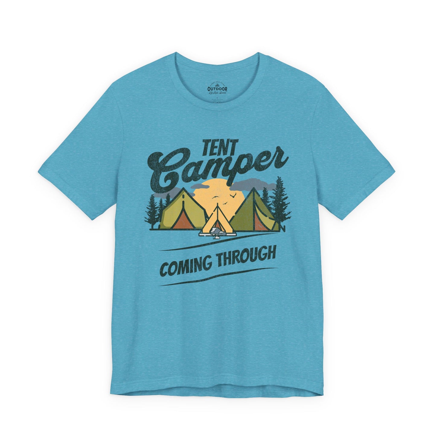 Tent Camper Coming Through T-Shirt