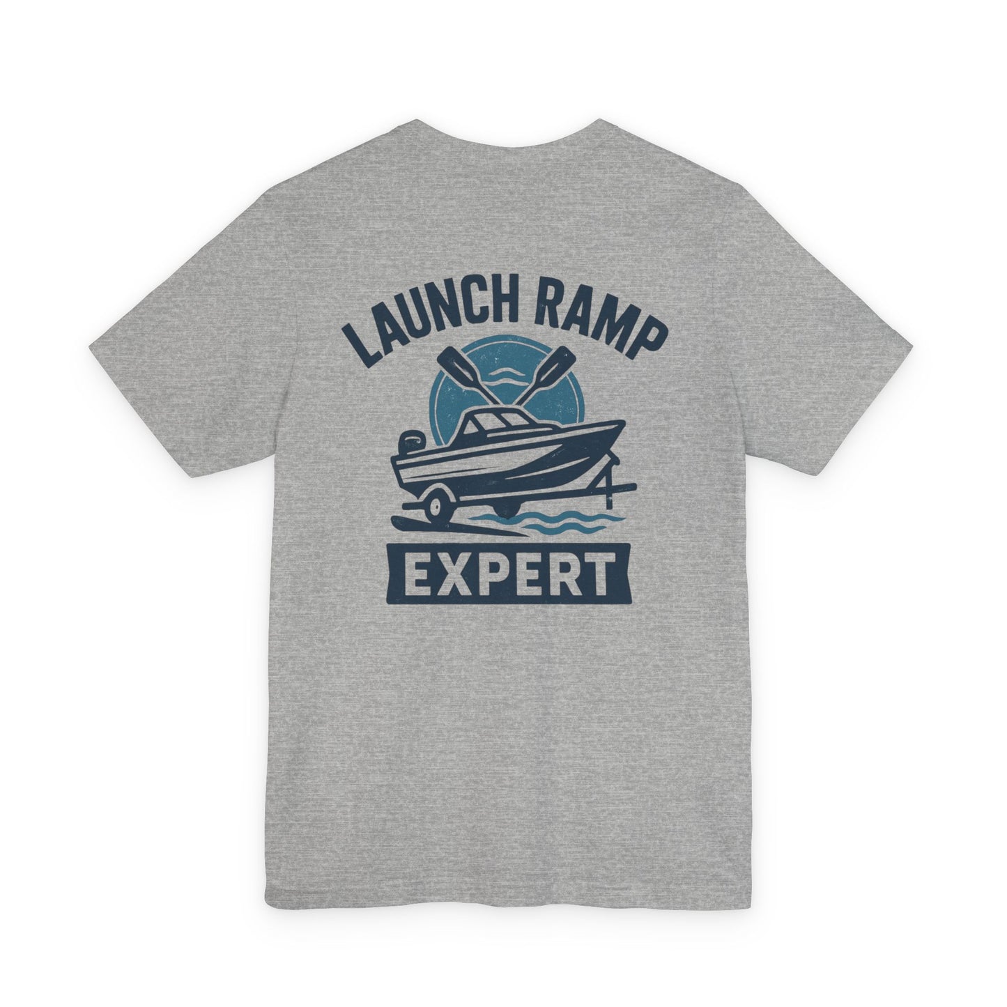 Expert Boat Graphic T-Shirt Front/Back Print