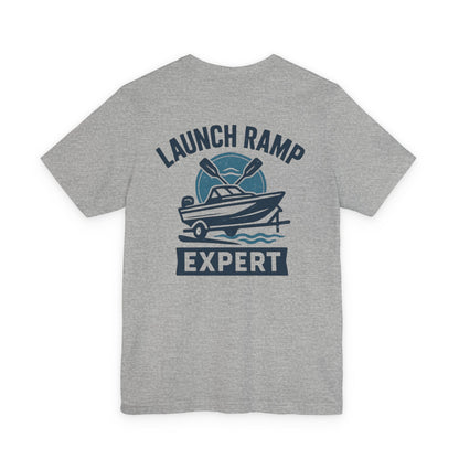Expert Boat Graphic T-Shirt Front/Back Print