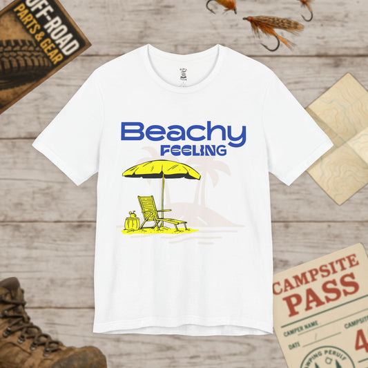 Beachy Feeling Unisex Jersey Tee, Summer T-Shirt Bella+Canvas 3001