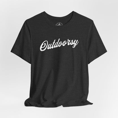 Outdoorsy Script T‑Shirt