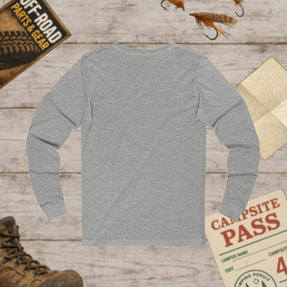 Camping Wifey Long Sleeve Tee Bella Canvas 3501