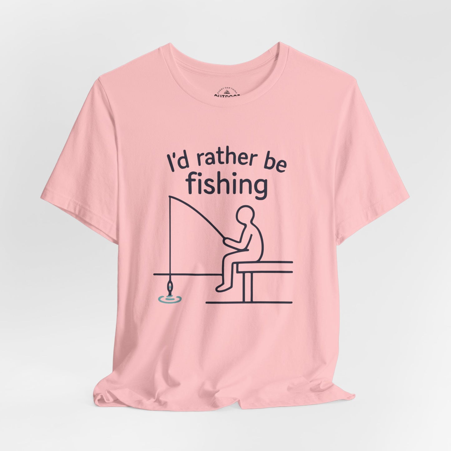 I'd Rather Be Fishing Graphic T-Shirt