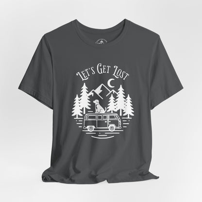 Let's Get Lost T-Shirt White Print