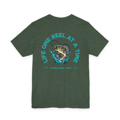 One Reel at a Time Front /Back Print T-Shirt