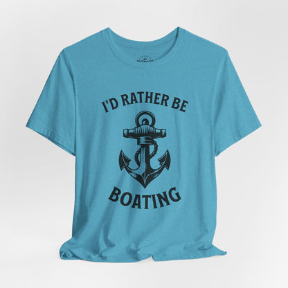 I'd Rather Be Boating Graphic T-Shirt