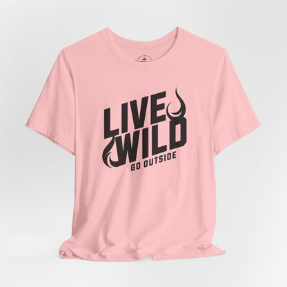 Live Wild Go Outside Graphic T-Shirt