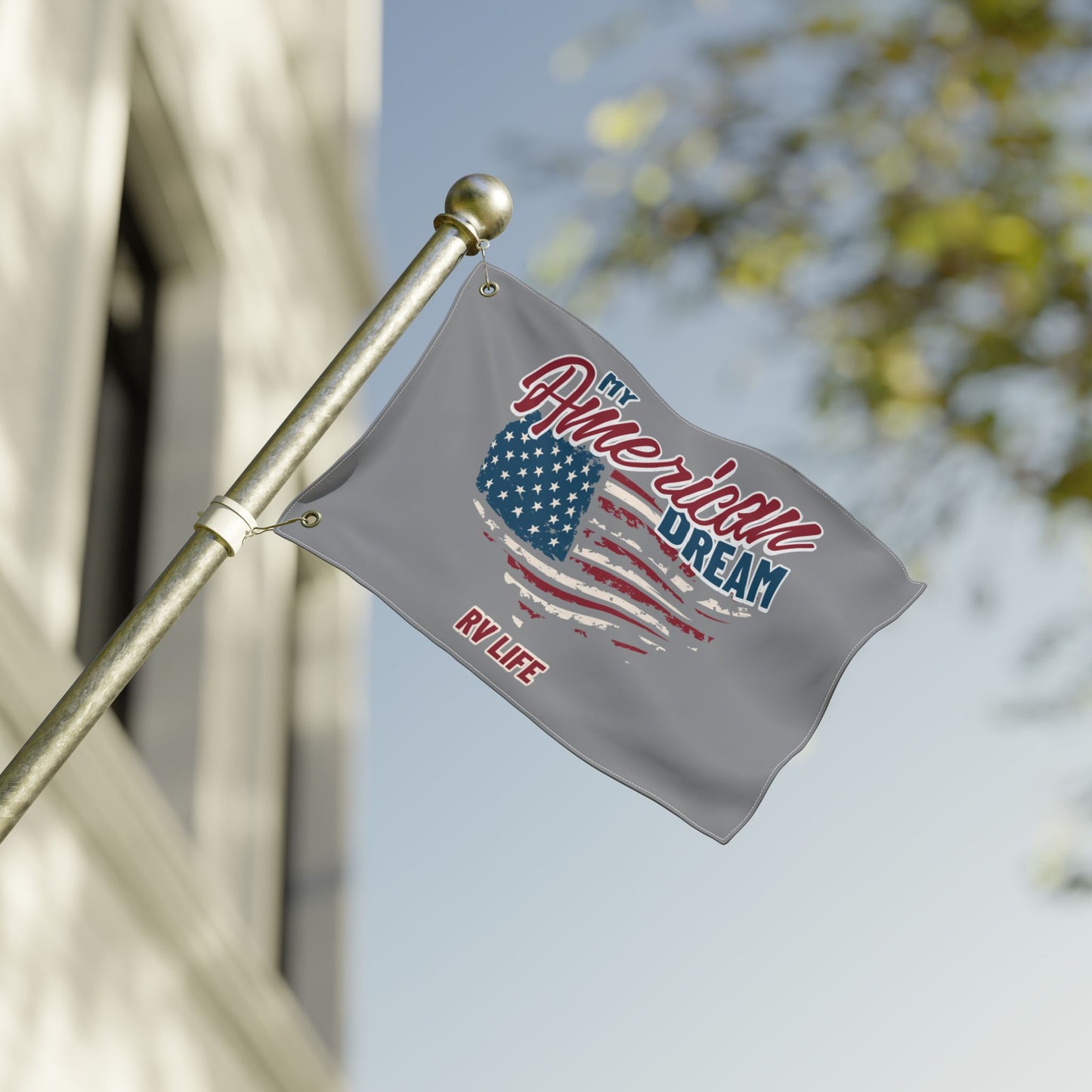 American Dream RV Life Double Sided Flag