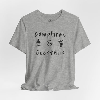 Campfires & Cocktails Graphic T-Shirt