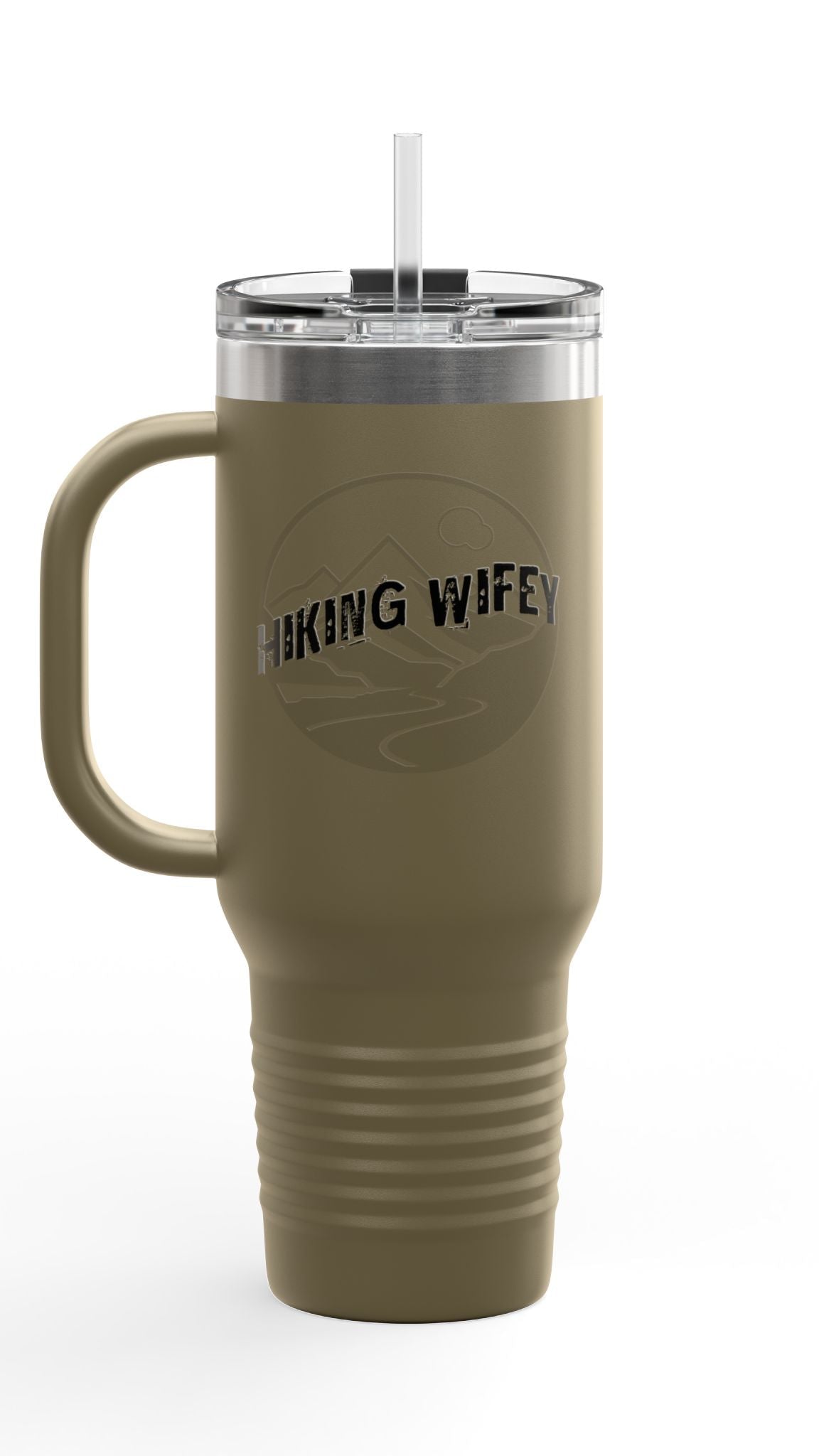 Hiking Wifey Insulated Travel Mug Tumbler 40oz