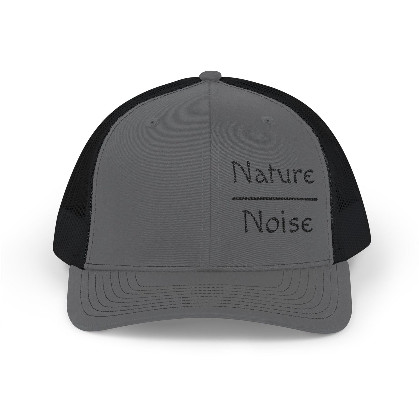 Trucker Cap Nature Over Noise Embroidered Snapback
