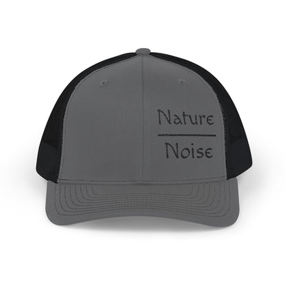 Trucker Cap Nature Over Noise Embroidered Snapback