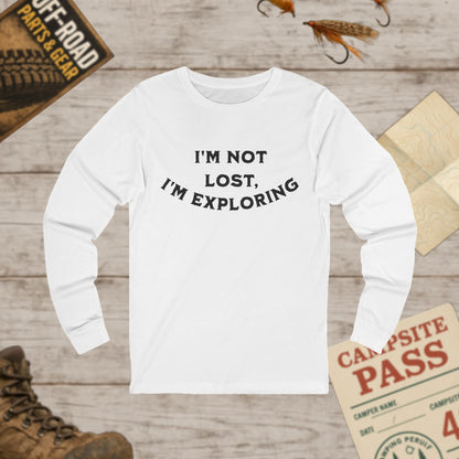 Exploring Adventure Long Sleeve Tee Unisex Bella+Canvas 3501