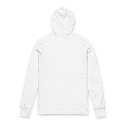 Lightweight Hoodie Laugh A Little Red, White and Blue Unisex