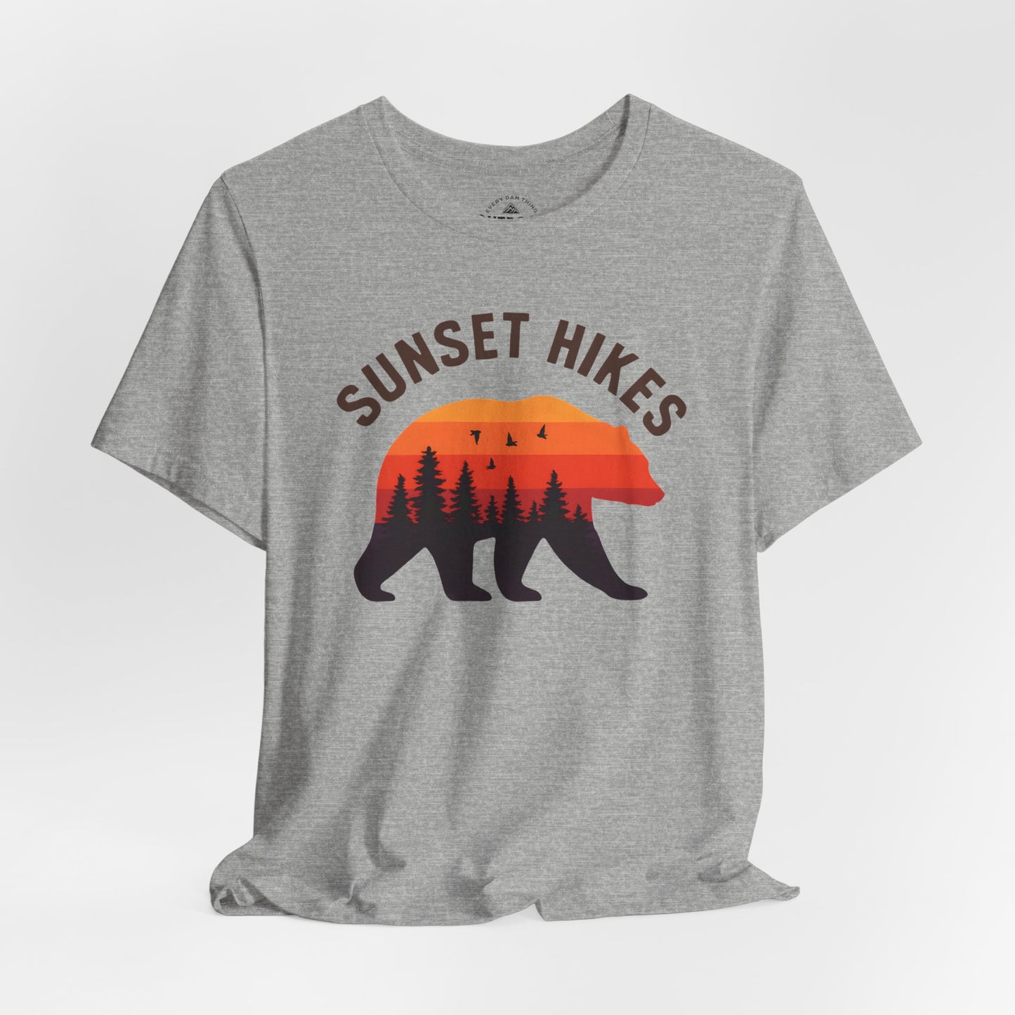 Sunset Hikes Bear T-Shirt Graphic