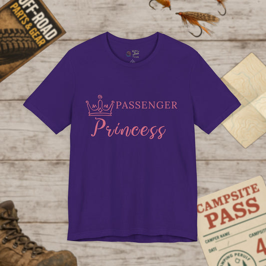 Passenger Princess T-Shirt Stylish Unisex Jersey Tee Bella Canvas 3001