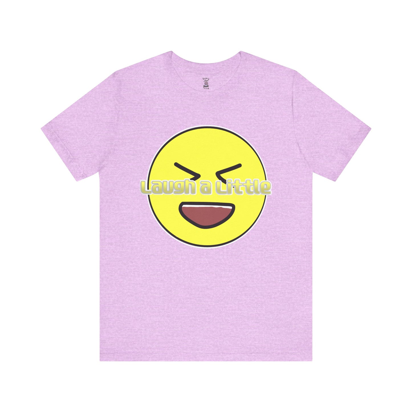 Laugh a Little Emoji Tee By Chace Bella Canvas