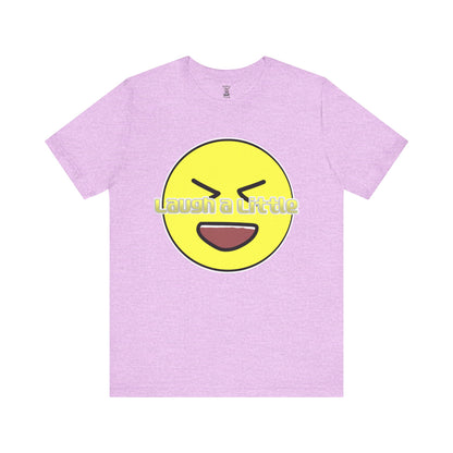 Laugh a Little Emoji Tee By Chace Bella Canvas