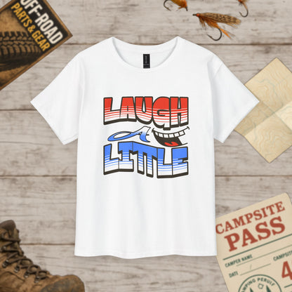 Youth Kids Laugh A Little Graphic Tee