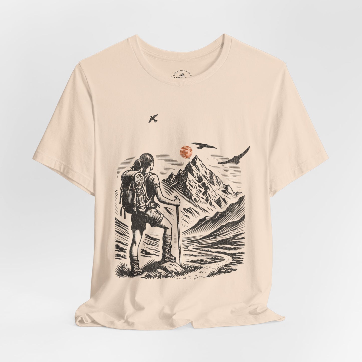 Mountain Scenic Backpacking Adventure T-Shirt