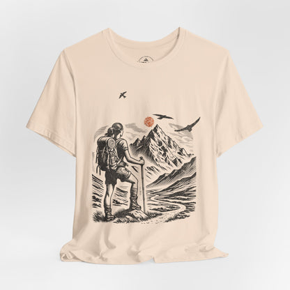 Mountain Scenic Backpacking Adventure T-Shirt