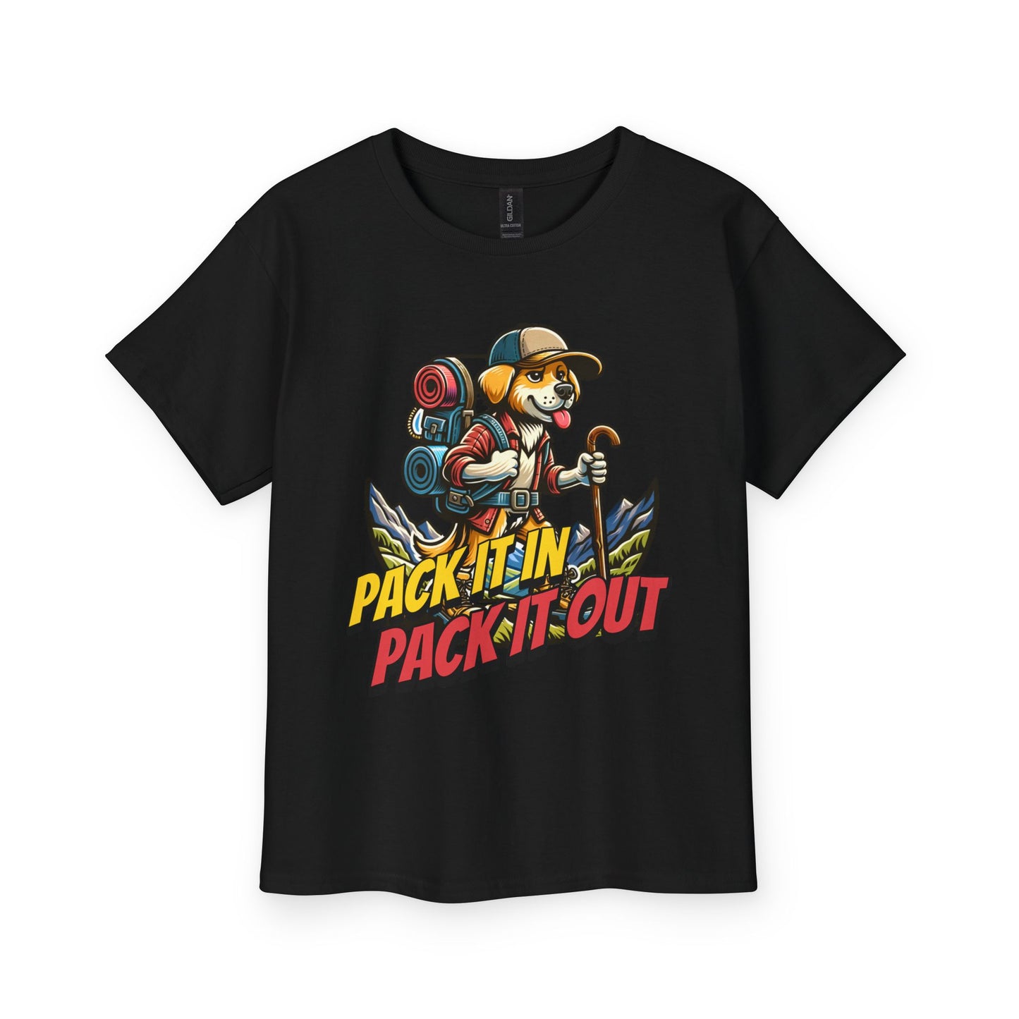 Dog Pack It In, Pack It Out Youth T-Shirt