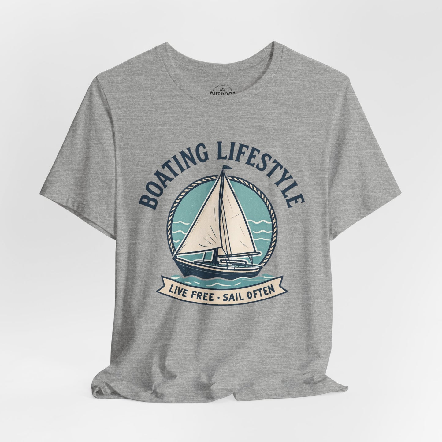 Live Free, Sail Often Sailboat T-Shirt
