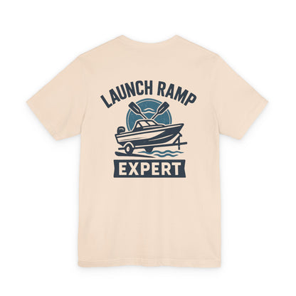 Expert Boat Graphic T-Shirt Front/Back Print