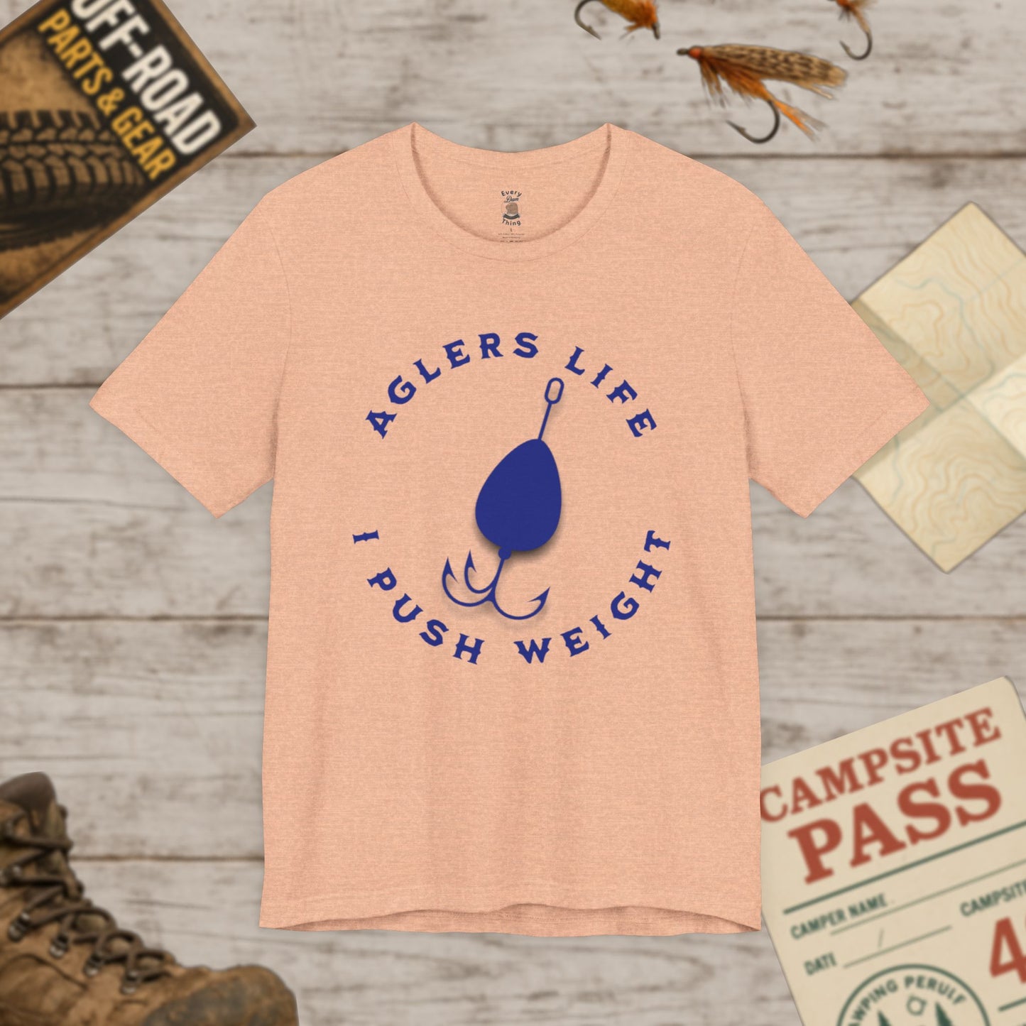 Unisex Tee 'Agler's Life I Push Weight' Bella+Canvas 3001