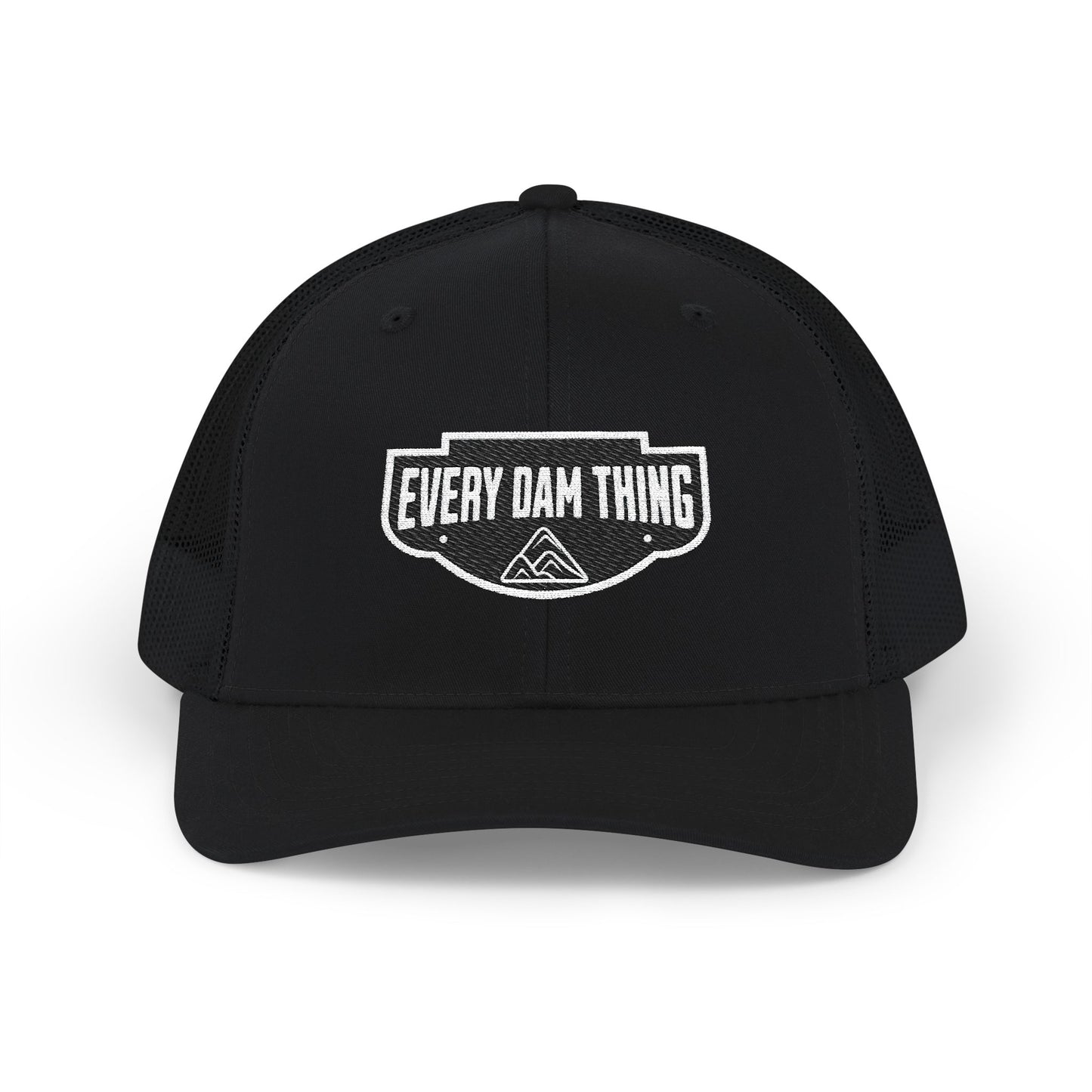 Every Dam Thing Embroidered Trucker Hat Mesh Snapback Cap for Outdoor, Fishing & Casual Wear