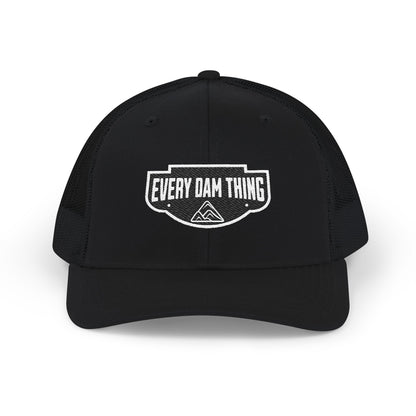 Every Dam Thing Embroidered Trucker Hat Mesh Snapback Cap for Outdoor, Fishing & Casual Wear