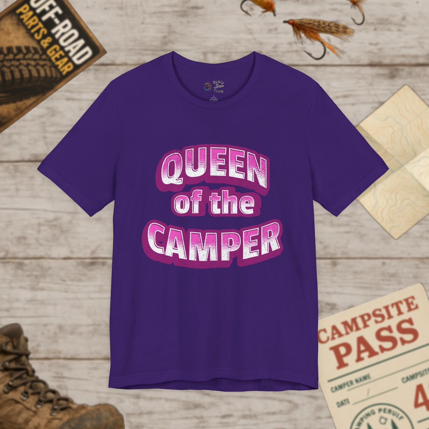 Queen of the Camper Unisex Jersey Tee Bella Canvas 3001