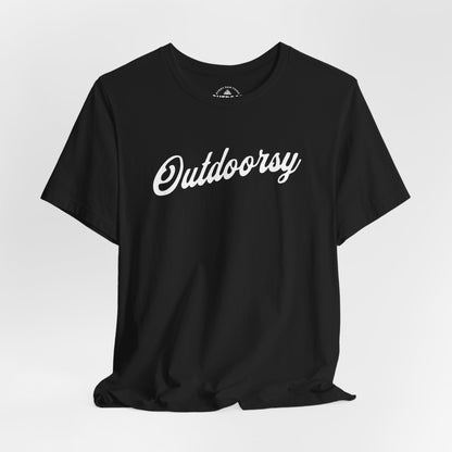 Outdoorsy Script T‑Shirt