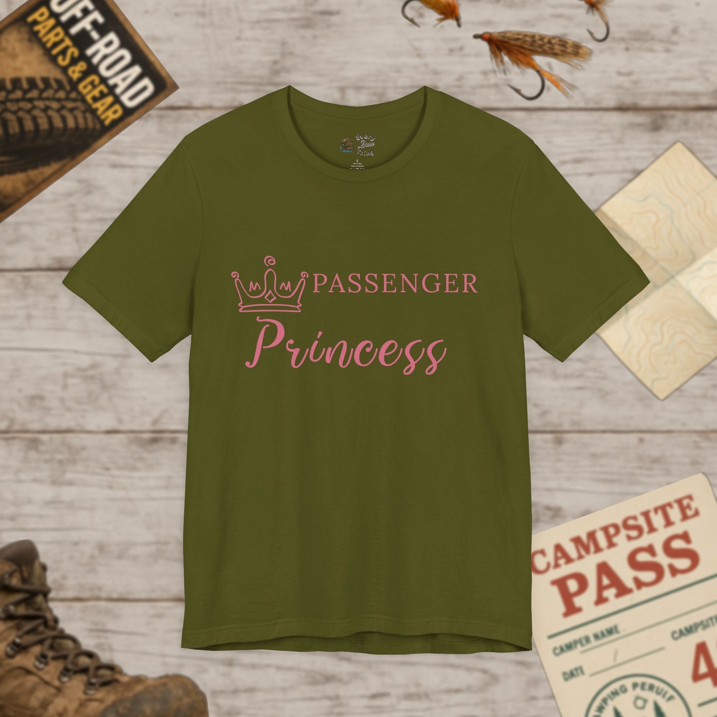 Passenger Princess T-Shirt Stylish Unisex Jersey Tee Bella Canvas 3001