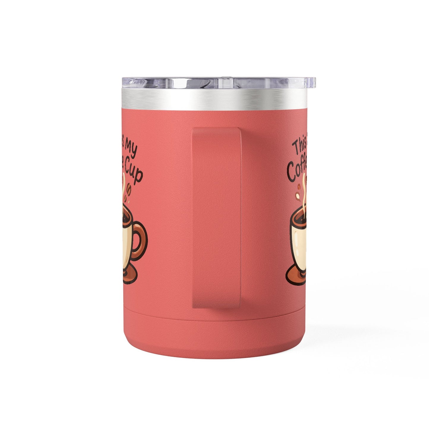 Coffee Mug Tumbler Cute Cup Insulated Travel Mug, 15oz