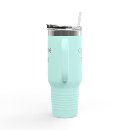 Camping Wifey Insulated Travel Mug 40oz