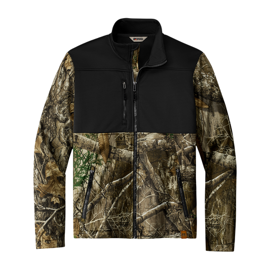 Realtree® Colorblock Soft Shell Jacket with Custom Embroidery EDT Logo