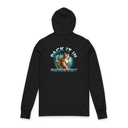 Cat Pack In Pack Out Front/Back Unisex Hoodie