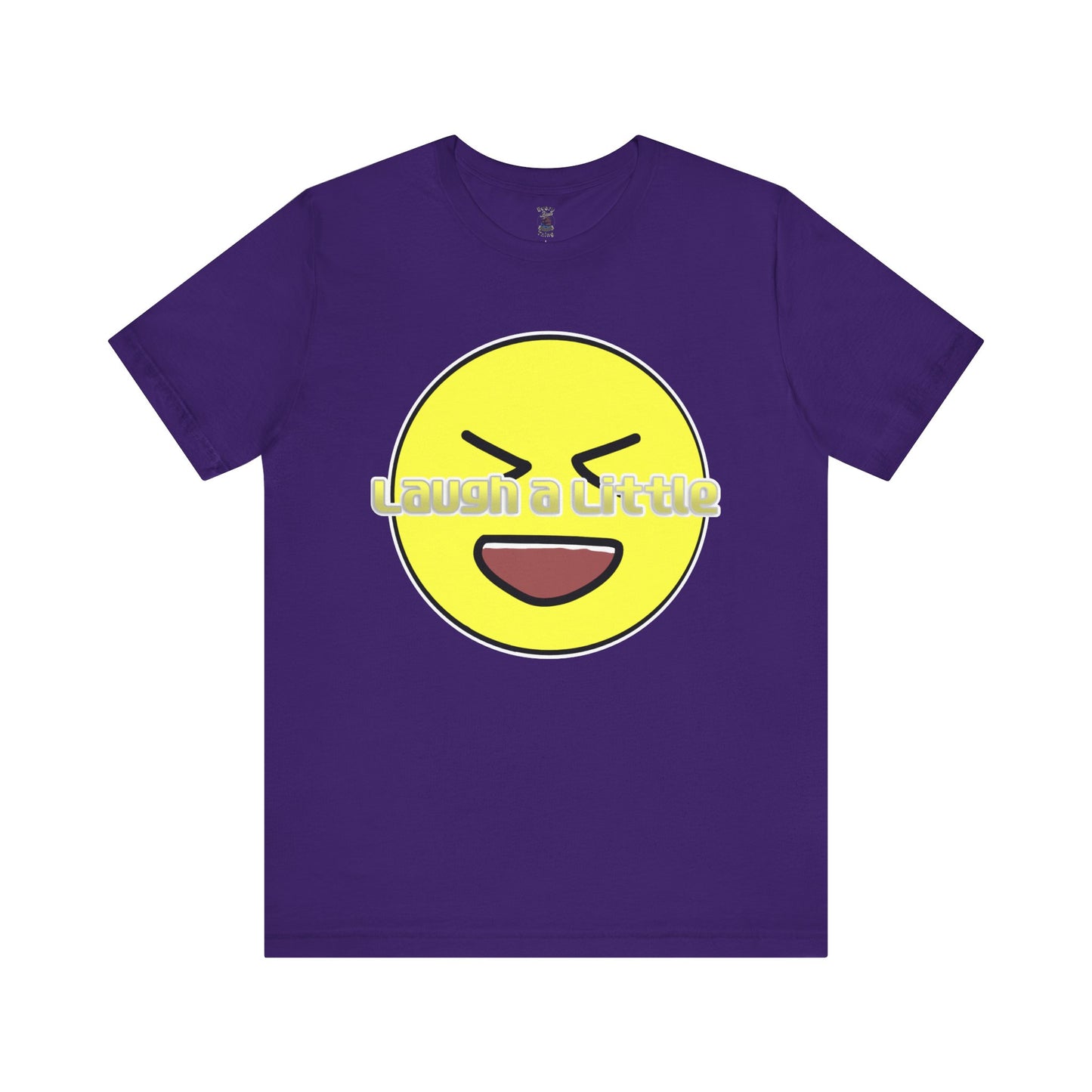 Laugh a Little Emoji Tee By Chace Bella Canvas
