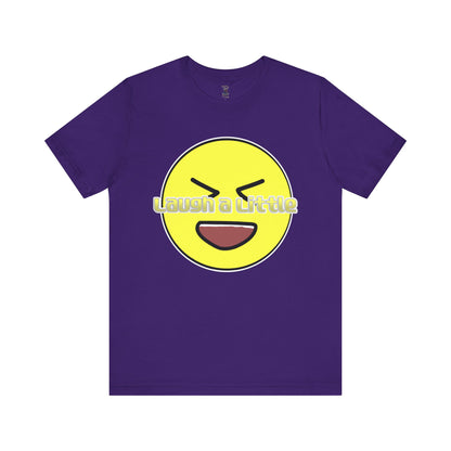 Laugh a Little Emoji Tee By Chace Bella Canvas