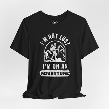 Adventure Awaits Graphic Design T-Shirt