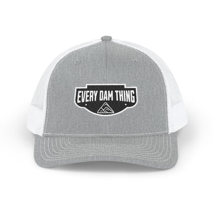Every Dam Thing Embroidered Trucker Hat Mesh Snapback Cap for Outdoor, Fishing & Casual Wear