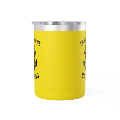 I'd Rather Be Boating 15oz Travel Mug Multiple Colors