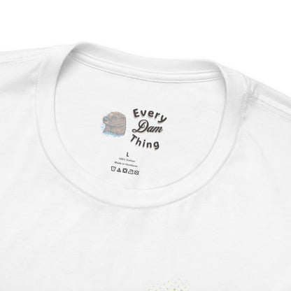 Lake Days Unisex Short Sleeve Tee Boat Waves & Sun Rays Bella Canvas 3001