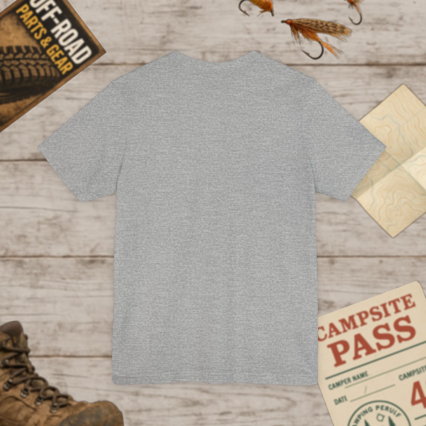 Adventurer's Unisex Short Sleeve Tee "I'm Not Lost, I'm Exploring" Bella+Canvas 3001