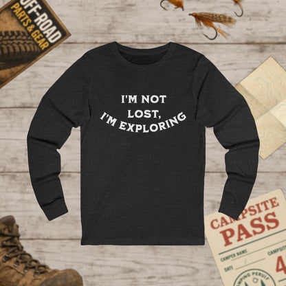 Exploring Adventure Long Sleeve Tee Unisex Bella+Canvas 3501