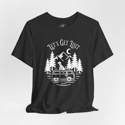 Let's Get Lost T-Shirt White Print