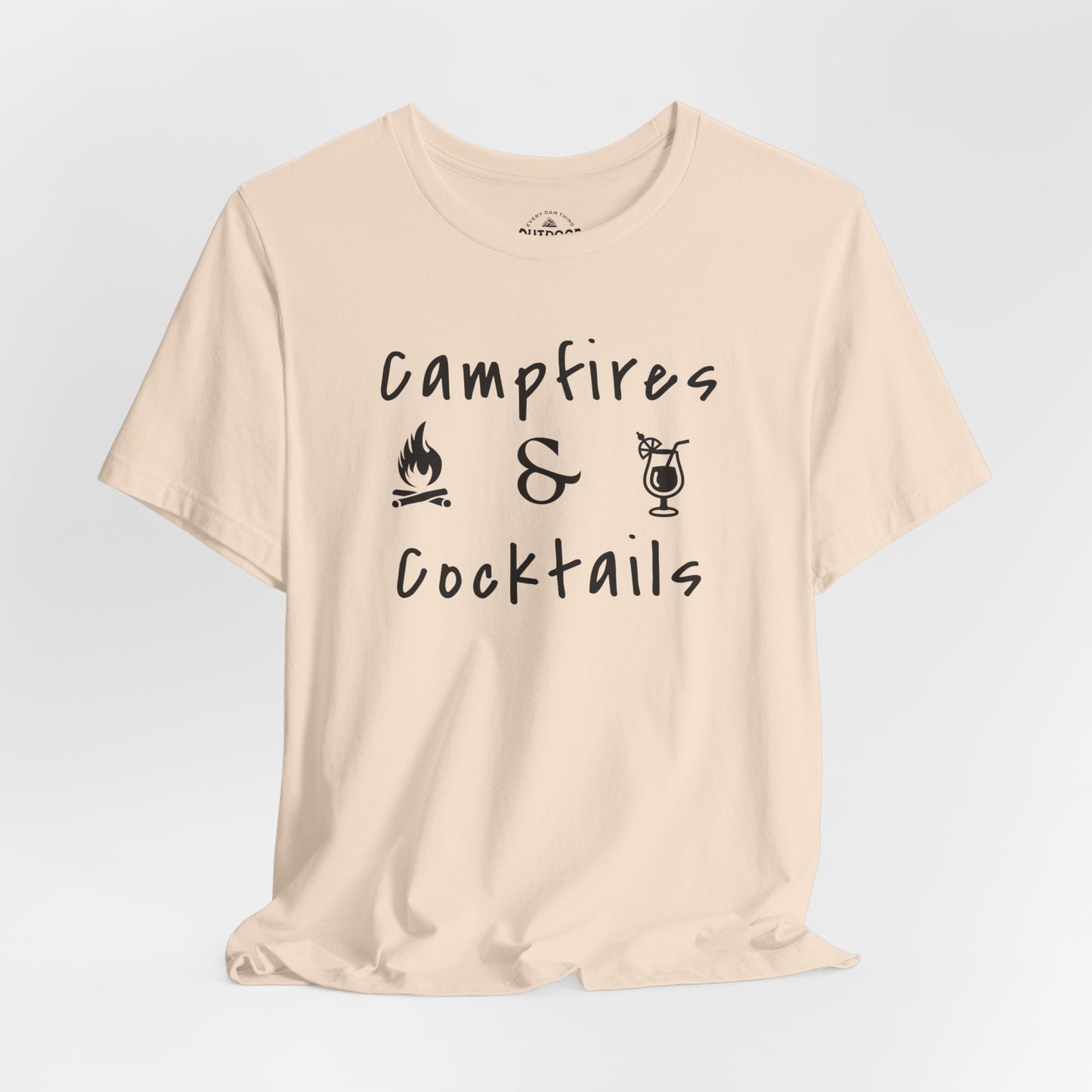Campfires & Cocktails Graphic T-Shirt