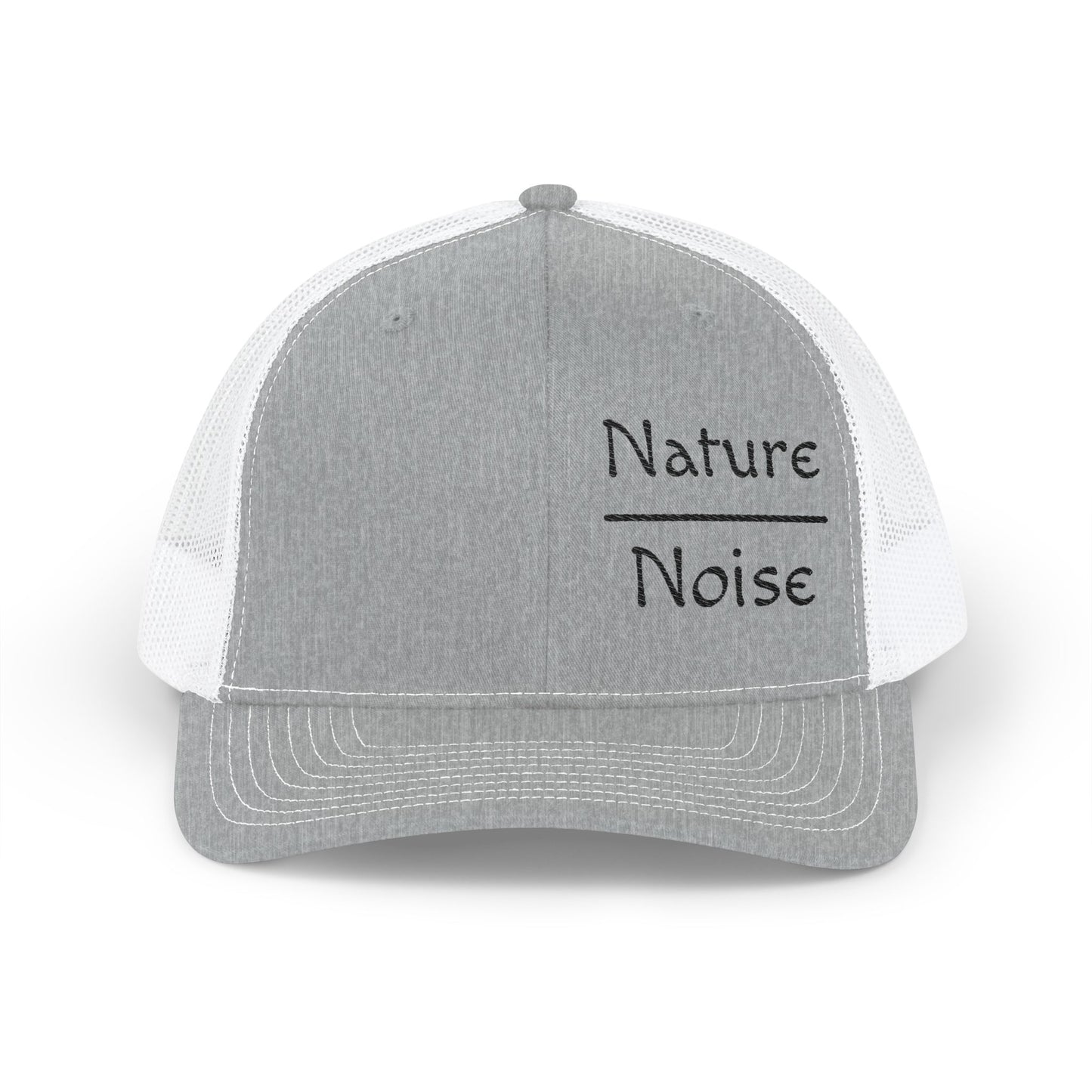 Trucker Cap Nature Over Noise Embroidered Snapback